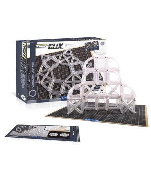 Магнітний конструктор Guidecraft PowerClix Frames Clear, 74 деталі (G9203)