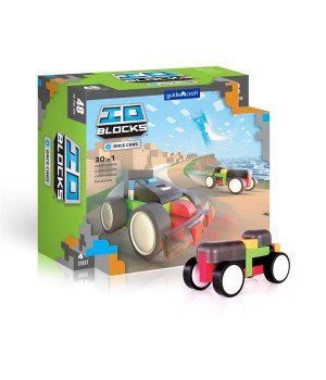 Конструктор Guidecraft IO Blocks Гоночні машини, 48 деталей (G9607)