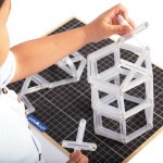 Магнітний конструктор Guidecraft PowerClix Frames Clear, 74 деталі (G9203)