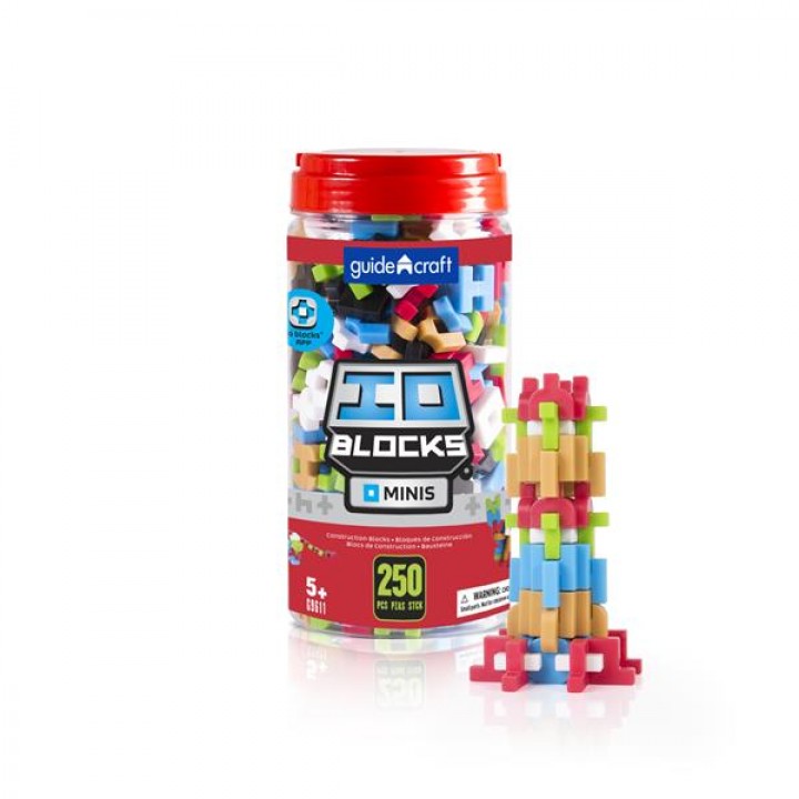 Конструктор Guidecraft IO Blocks Minis, 250 деталей (G9611)