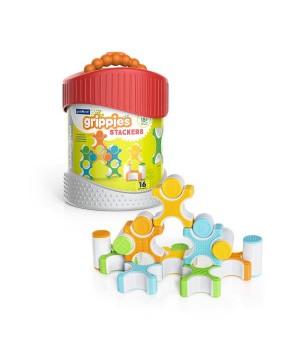 Магнітний конструктор Guidecraft Grippies Stackers, 16 деталей (G8313)