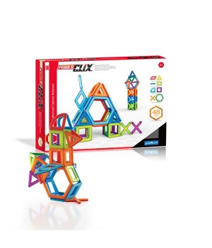 Магнітний конструктор Guidecraft PowerClix Frames, 48 деталей (G9200)