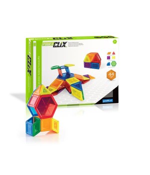 Магнітний конструктор Guidecraft PowerClix Solids, 44 деталі (G9421)