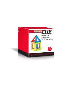 Магнітний конструктор Guidecraft PowerClix Frames Базовий набір, 6 деталей (G9480)
