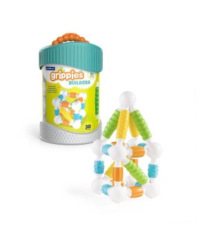 Магнітний конструктор Guidecraft Grippies Builders, 30 деталей (G8312)