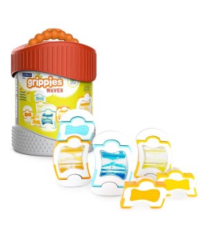 Магнітний конструктор Guidecraft Grippies Waves, 12 деталей (G8325)
