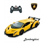 Радіокерована машина Lamborghini (28 см), металевий ударостійкий корпус, яскраве світло фар, колір жовтий (000304C)