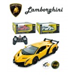 Радіокерована машина Lamborghini (28 см), металевий ударостійкий корпус, яскраве світло фар, колір жовтий (000304C)