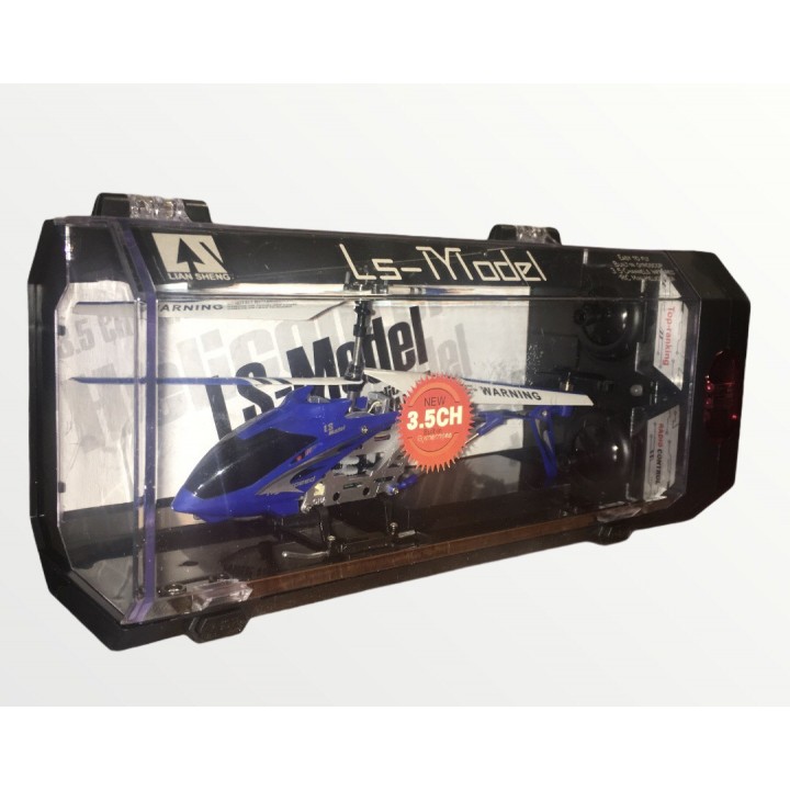 Вертолет на радиоуправлении Ls-Model  BLUE 2020  Original  23 см цвет  синий  (rc helicopter 3.5 channel)(000310C)