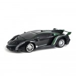 Машинка на радиоуправлении Lamborghini 1:16 с  ярким светом фар, спортивная гонка для детей, цвет черный (000303C) 