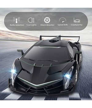 Машинка на радиоуправлении Lamborghini super car 1:16 с ярким светом фар, цвет черный (000302C) Машинка на радиоуправлении Lamborghini super car 1:16 с ярким светом фар, цвет черный (000302C)