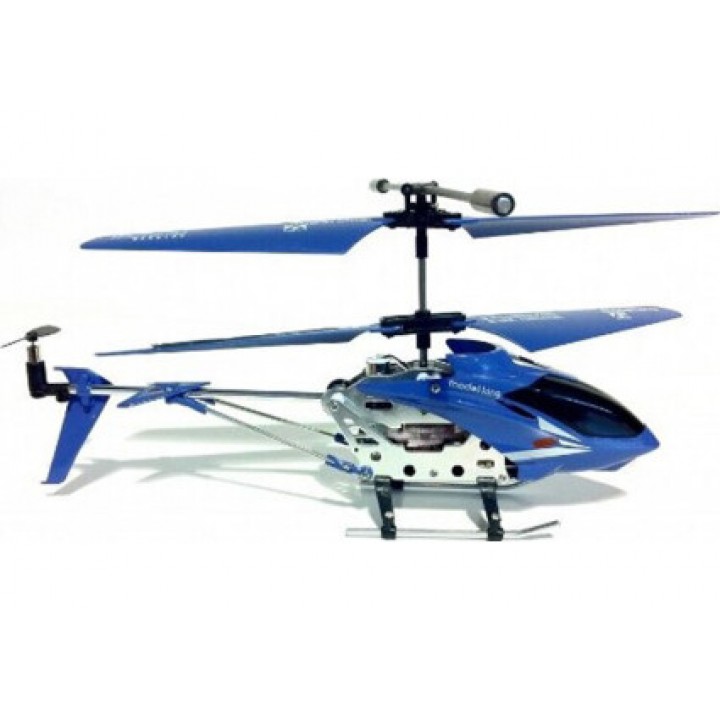 Вертолет на радиоуправлении  Ls-Model BLUE 2021  Original  23 см цвет  синий  (rc helicopter 3.5 channel)(000310C)